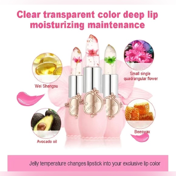 One Magic Temperature-Changing Flower Jelly Lipstick 💄 - Picture 5 of 16